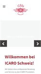 Mobile Screenshot of icaro.ch
